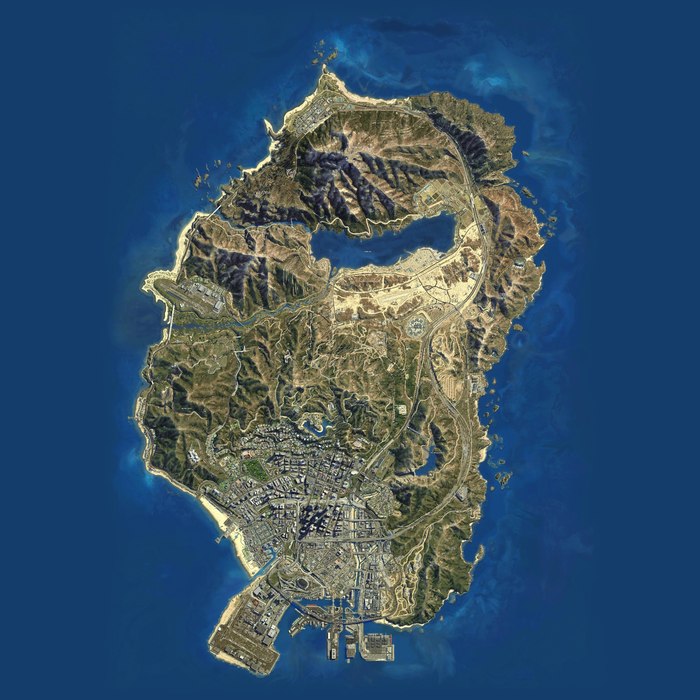 Carte de San Andreas